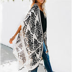 Bali Beach Resort Cardigan Printing Pompoms Kimono Blouses - Nation of Trends