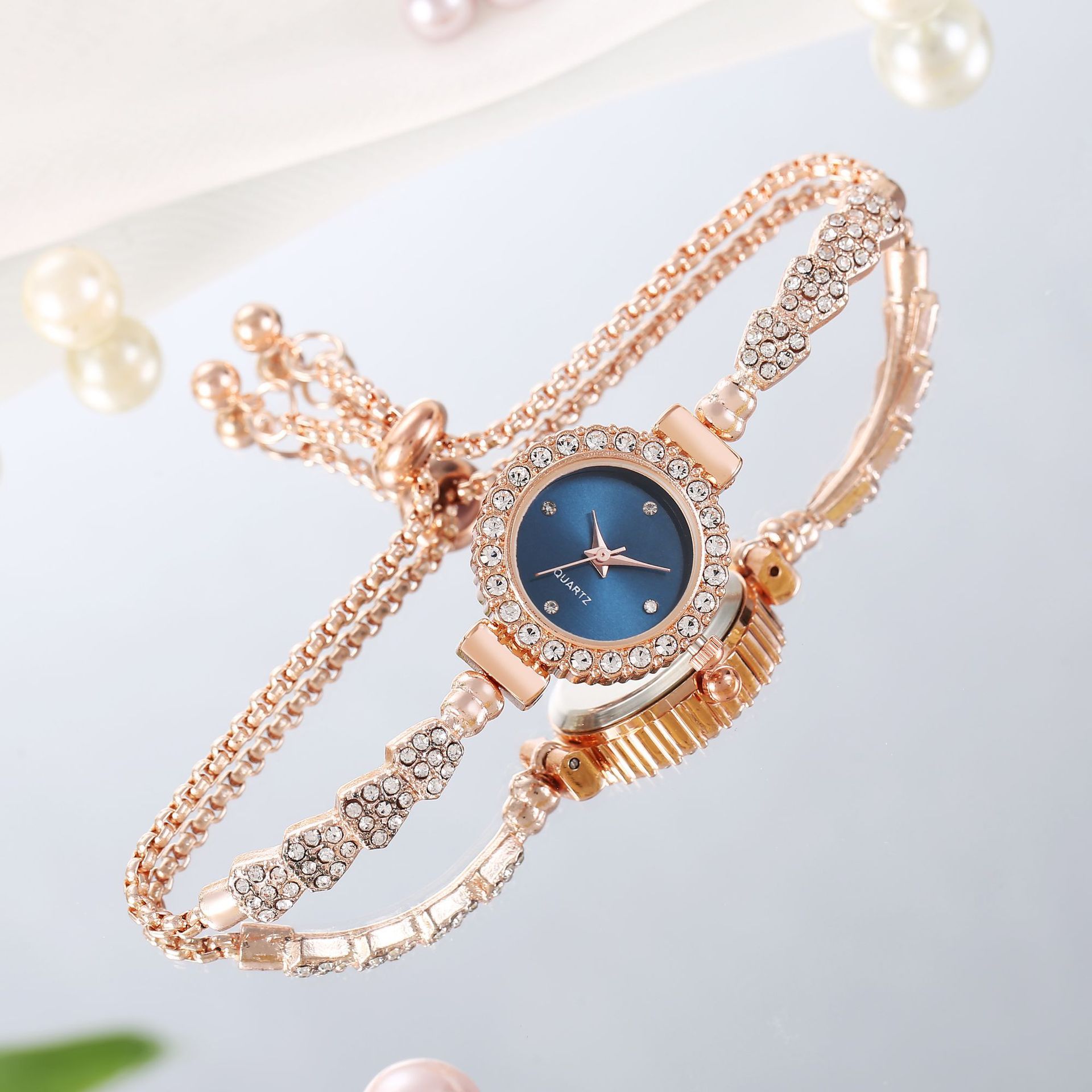 Fashion Luxury Women's Watch Gold Fine Strap Ladies Watch For Bracelet Female Wrist Watch Women Clock Relojes Fashion Jewelry - Nation of Trends