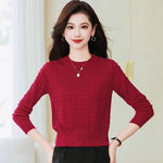 Early Spring Retro Hollow-out Bottoming Shirt Sweater - Nation of Trends