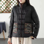 Women's Clothing Short Embroidery Down Jacket Women - Nation of Trends