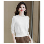 Early Spring Retro Hollow-out Bottoming Shirt Sweater - Nation of Trends