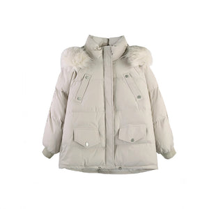 Loose Slimming Parka Coat For Women - Nation of Trends