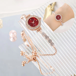 Fashion Luxury Women's Watch Gold Fine Strap Ladies Watch For Bracelet Female Wrist Watch Women Clock Relojes Fashion Jewelry - Nation of Trends