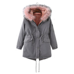 Winter Clothing Fleece-lined Thickened European Size Cotton-padded Coat - Nation of Trends