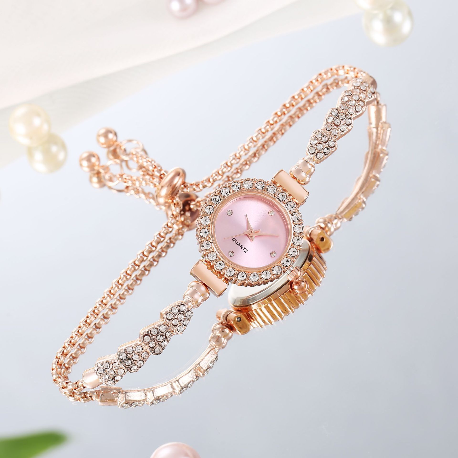 Fashion Luxury Women's Watch Gold Fine Strap Ladies Watch For Bracelet Female Wrist Watch Women Clock Relojes Fashion Jewelry - Nation of Trends