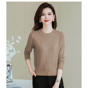 Early Spring Retro Hollow-out Bottoming Shirt Sweater - Nation of Trends