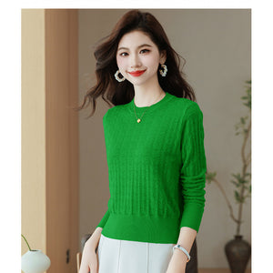 Early Spring Retro Hollow-out Bottoming Shirt Sweater - Nation of Trends