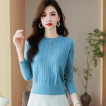 Early Spring Retro Hollow-out Bottoming Shirt Sweater - Nation of Trends