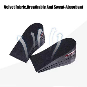 Invisible Height Increased Insole, Men Women Heel Lift Taller Shoe Inserts Pad Adjustable More Comfortable Supporting Insole For Unisex - Nation of Trends