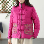 Women's Clothing Short Embroidery Down Jacket Women - Nation of Trends