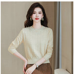 Early Spring Retro Hollow-out Bottoming Shirt Sweater - Nation of Trends