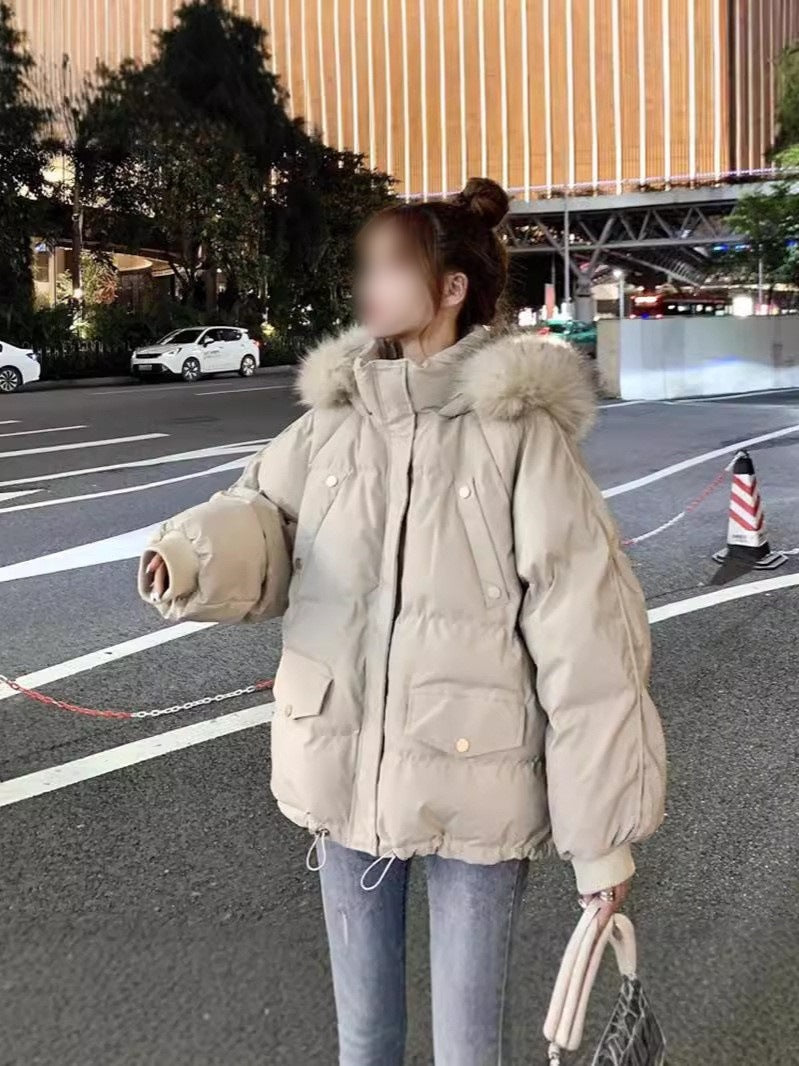 Loose Slimming Parka Coat For Women - Nation of Trends